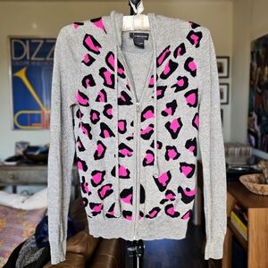 C By Bloomingdale's Cashmere Zip‎ Hoodie